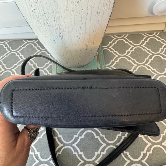 Coach Vintage Legacy Purse Black Leather Handbag Crossbody Flap 9821 - Picture 12 of 13